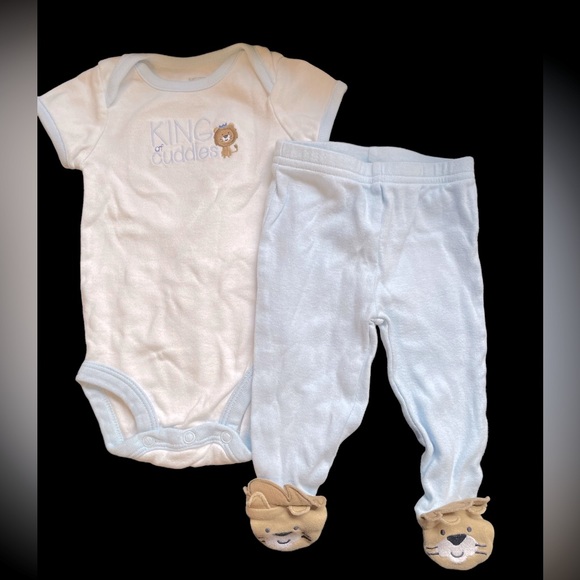 Carter's Matching Sets 42 Baby Boy Lion King Of Cuddles Outfit